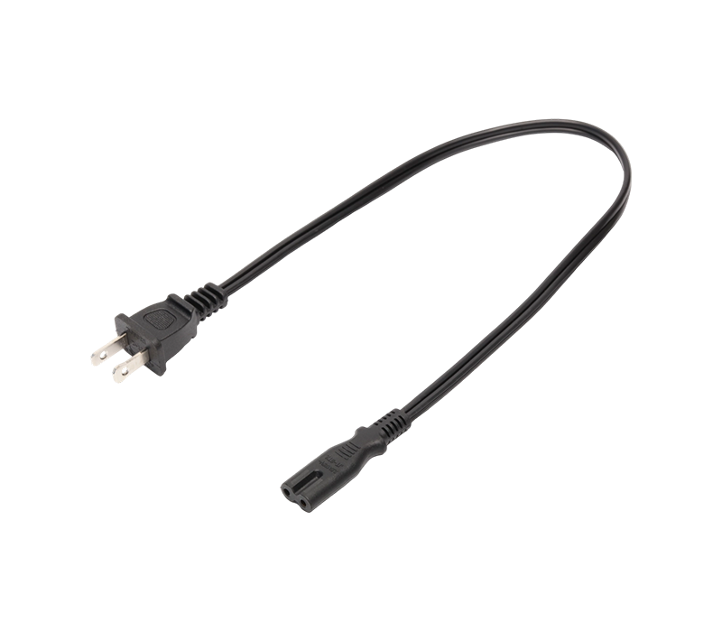 JT-2+ST2/FY-ST2 10A 125V قابس قياسي أمريكي ثنائي الدبوس مع موصل IEC C7