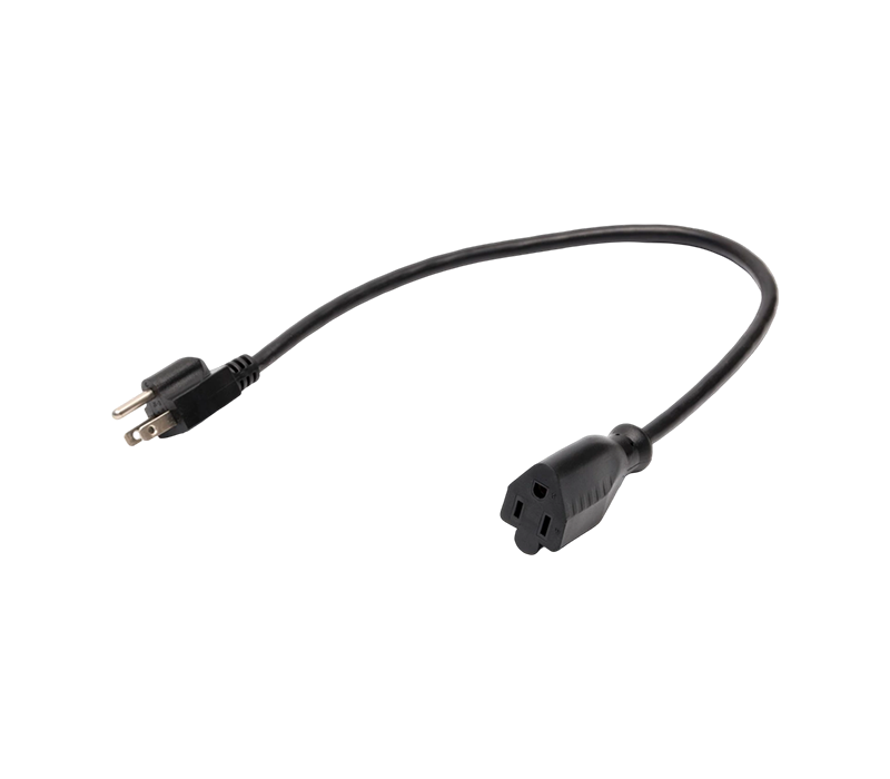 JT-3/FY-3+JT-3Z 15A 125V قابس أمريكي قياسي ثلاثي الأطراف مع مقبس أنثى