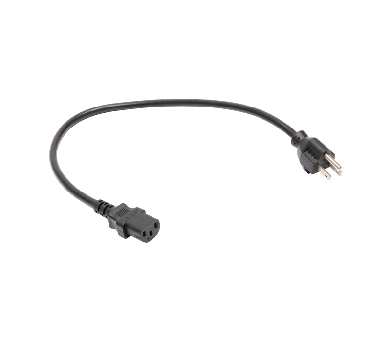 JT-3K+JT-ST3 15A 125V قابس قياسي أمريكي ثلاثي الدبوس مع مشبك كابل وموصل IEC C13