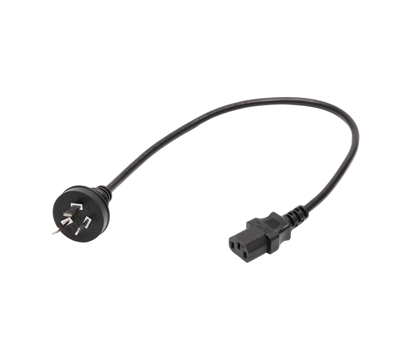 A3-7/10+JT-ST3 10A 250V قابس أسترالي ثلاثي الأطراف مع موصل IEC C13