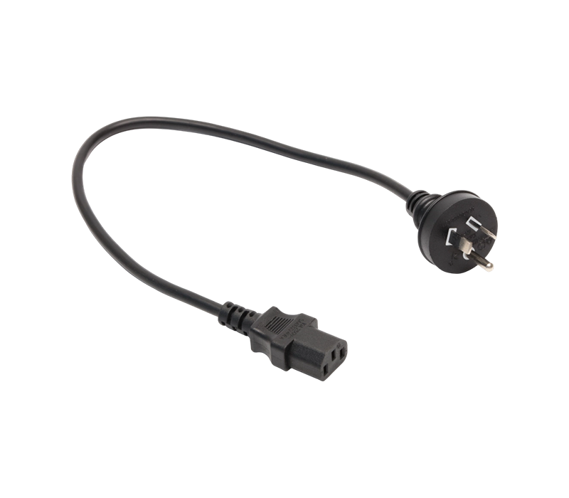 A3-10B+JT-ST3 10A 250V قابس مستدير أسترالي ثلاثي الأطراف مع موصل IEC C13