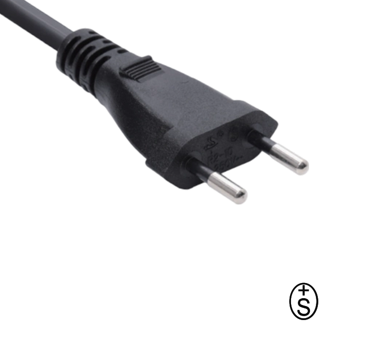 R2-10 10A 250V قابس سويسري ثنائي الدبوس