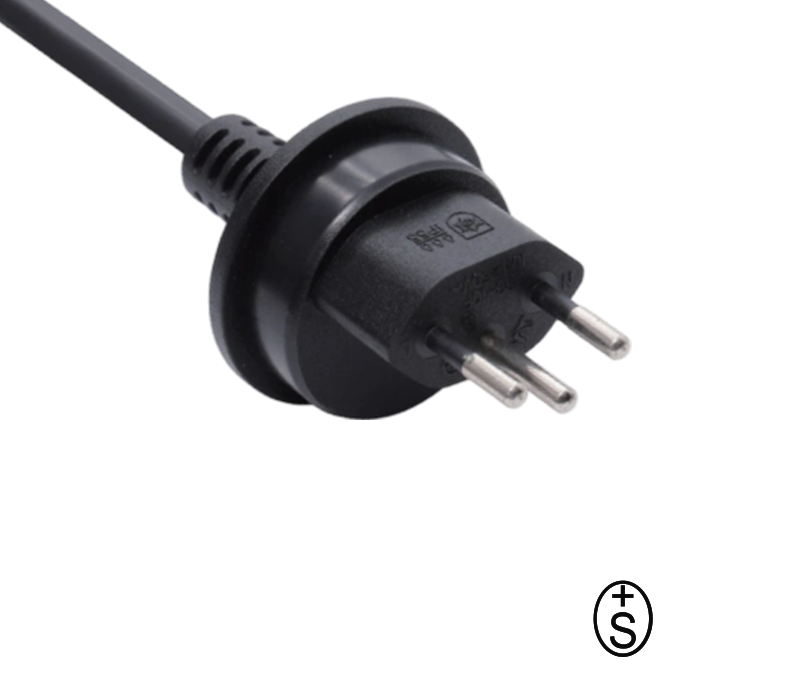 R3-10F 10A 250V قابس سويسري مقاوم للماء بثلاثة دبابيس