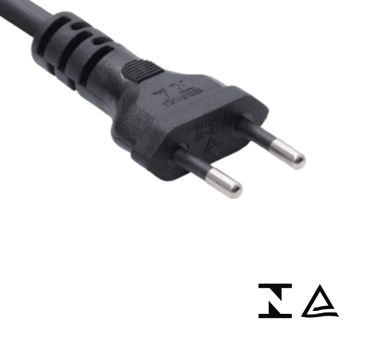 BY2-10 10A 250V قابس برازيلي ثنائي الدبوس