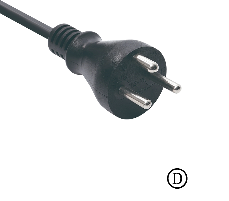 D3-16 16A 250V قابس دنماركي ثلاثي الدبوس