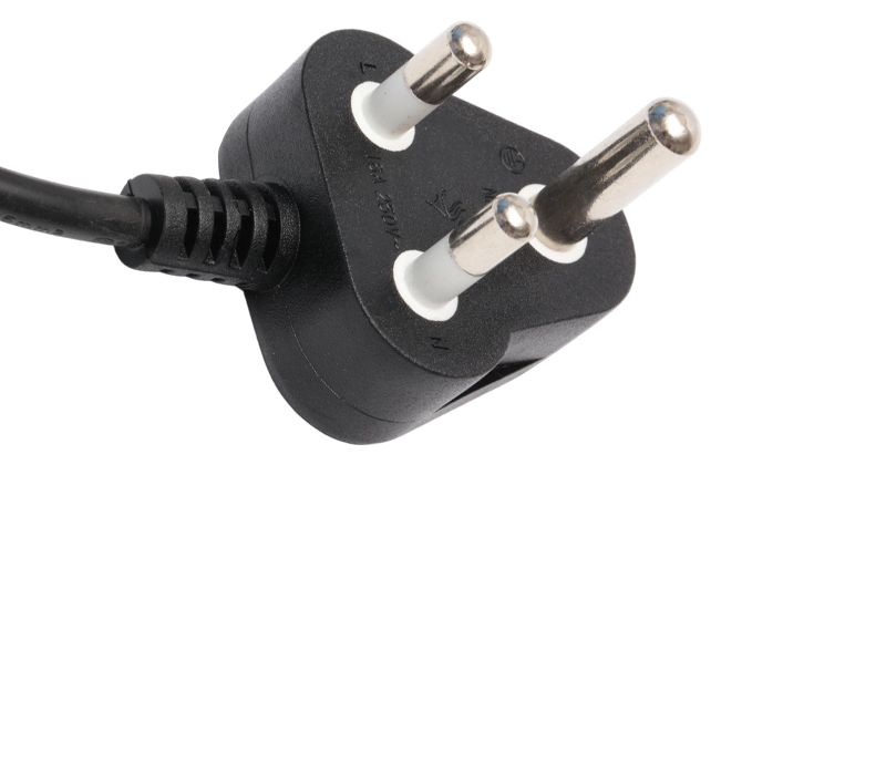 N3-16 16A 250V قابس جنوب أفريقي ثلاثي الدبوس