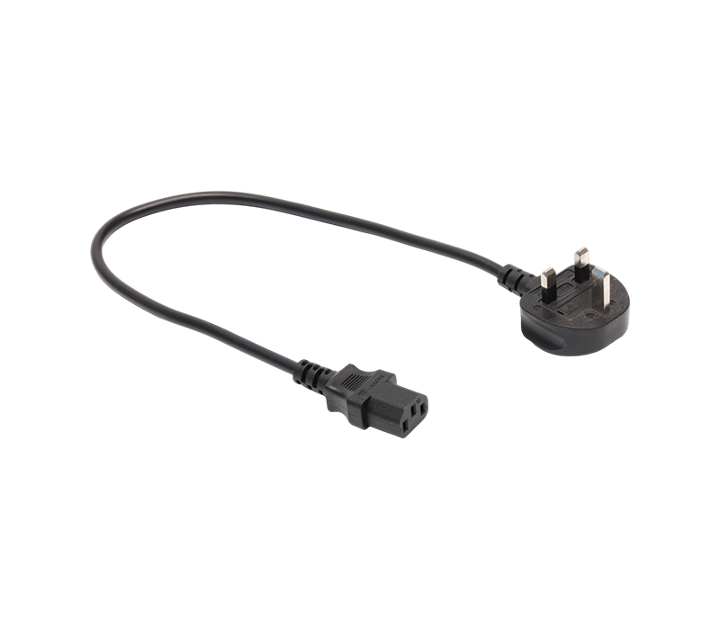 FY006A + JT-ST3 13A 250V قابس بريطاني ثلاثي الأطراف مع مصهر مزود بموصل IEC C13